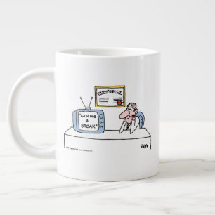 Caneca De Café Grande Ortopedia Engraçado RN ou Cartoon do Cirurgião Ort