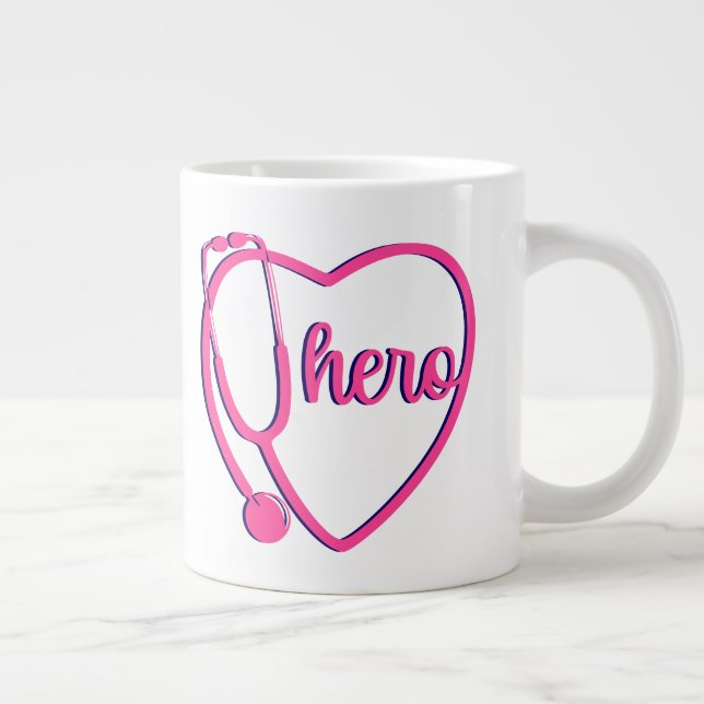 Caneca De Café Grande Os 10 Mandamentos Jumbo Mug (Direita)