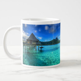 Caneca De Café Grande Os Bungalows de Bora Bora