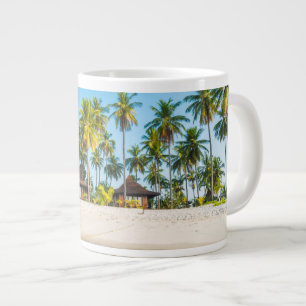 Caneca De Café Grande Os Bungalows do Turismo Resort na Praia Tailândi