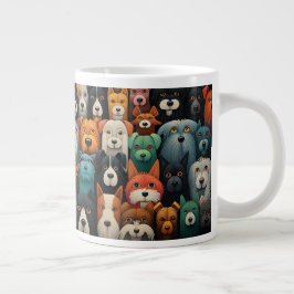 Caneca De Café Grande Os Cães Dão Presente Aos Melhores Amigos