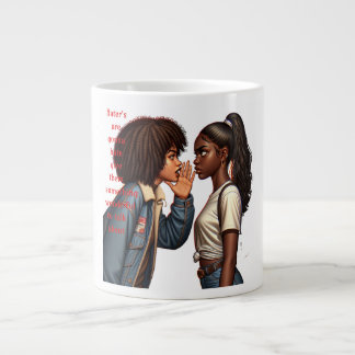 Caneca De Café Grande Os detratores vão detrair