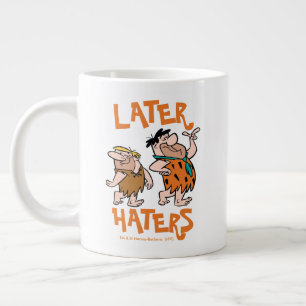 Caneca De Café Grande Os Flintstones Fred & Barney - Incêndios posteri