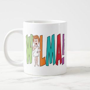 Caneca De Café Grande Os Flintstones WILMA!