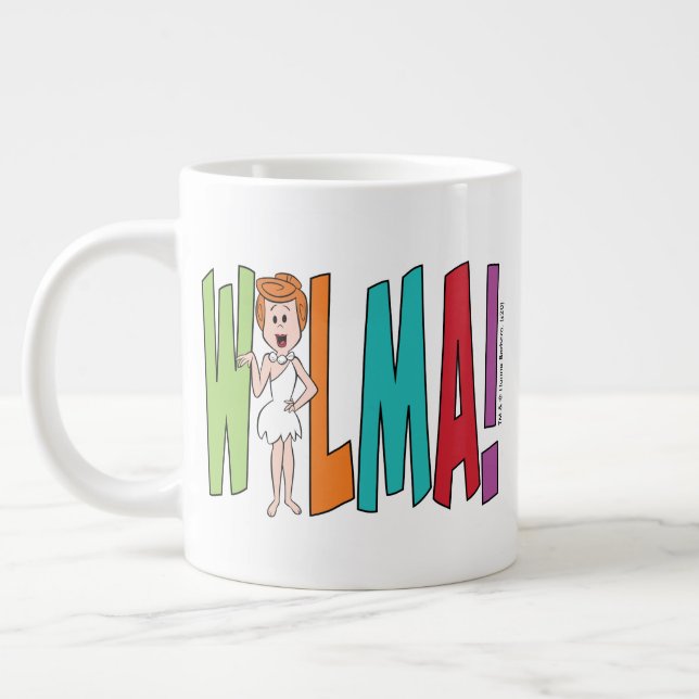 Caneca De Café Grande Os Flintstones | WILMA! (Esquerda)