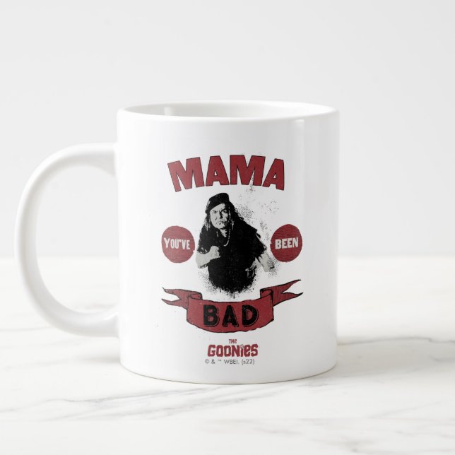 Caneca De Café Grande Os Goonies Mama Fratelli "Você Foi Má" (Esquerda)