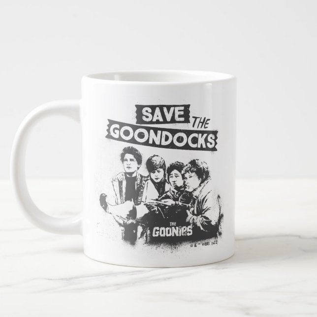Caneca De Café Grande Os Goonies "Salvem As Docks" (Esquerda)