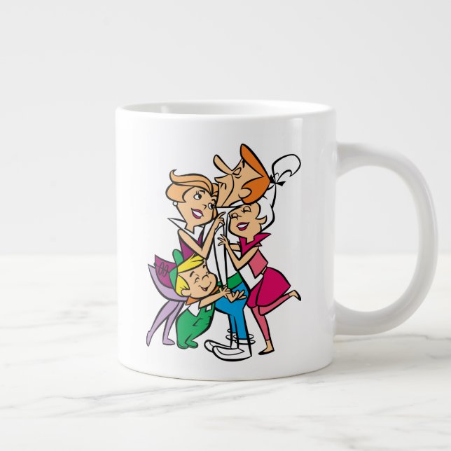 Caneca De Café Grande Os Jetsons | Família (Direita)
