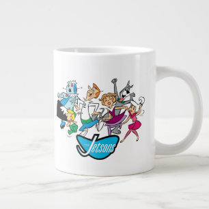 Caneca De Café Grande Os Jetsons   Festa de dança da família Giant Coffe