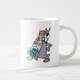 Caneca De Café Grande Os Jetsons | George & Astro Buddies