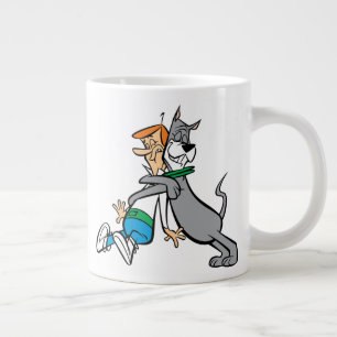 Caneca De Café Grande Os Jetsons George & Astro Hug