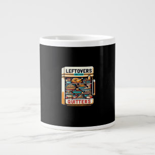 Caneca De Café Grande Os Restantes São Para Quitters Classic Basic Clean