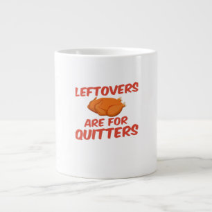 Caneca De Café Grande Os Restantes São Para Quitters Clássicos Criativos