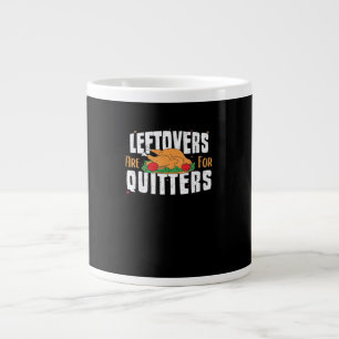 Caneca De Café Grande Os Restantes São Para Quitters Engraçados Turcos D