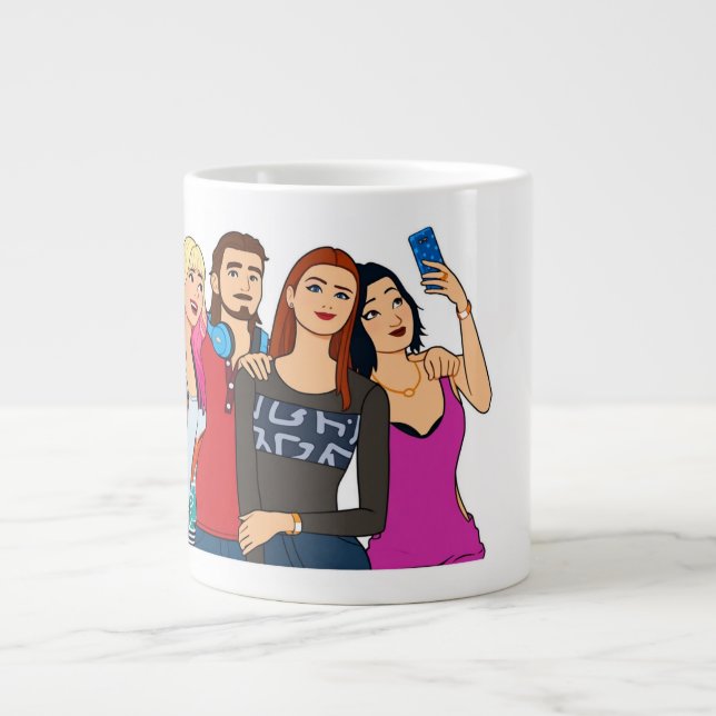 Caneca De Café Grande Os Sims 4 (Frente)