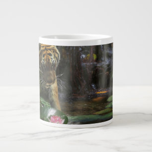 CANECA DE CAFÉ GRANDE OS TIGRES PRECISAM DE PAZ SELVAGEM