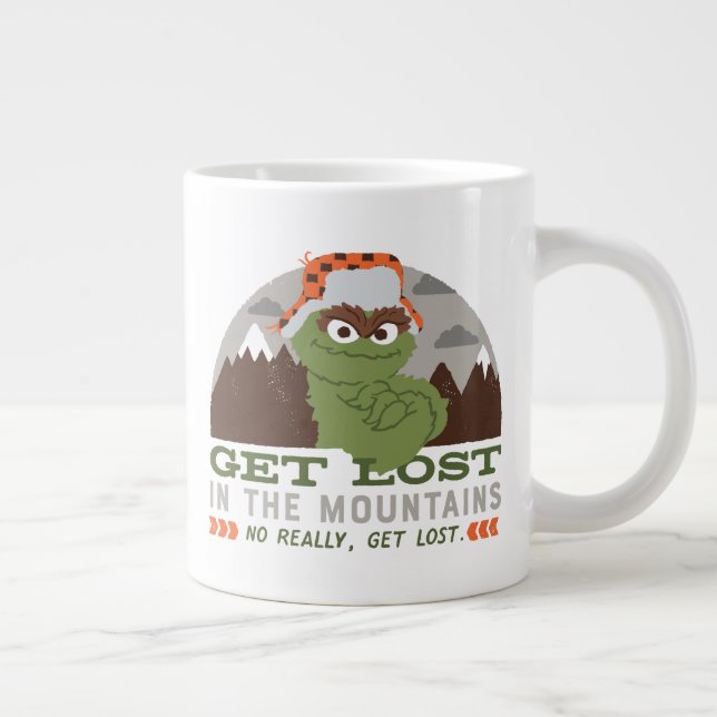 Caneca De Café Grande Oscar The Grouch | Excelente ao ar livre (Direita)
