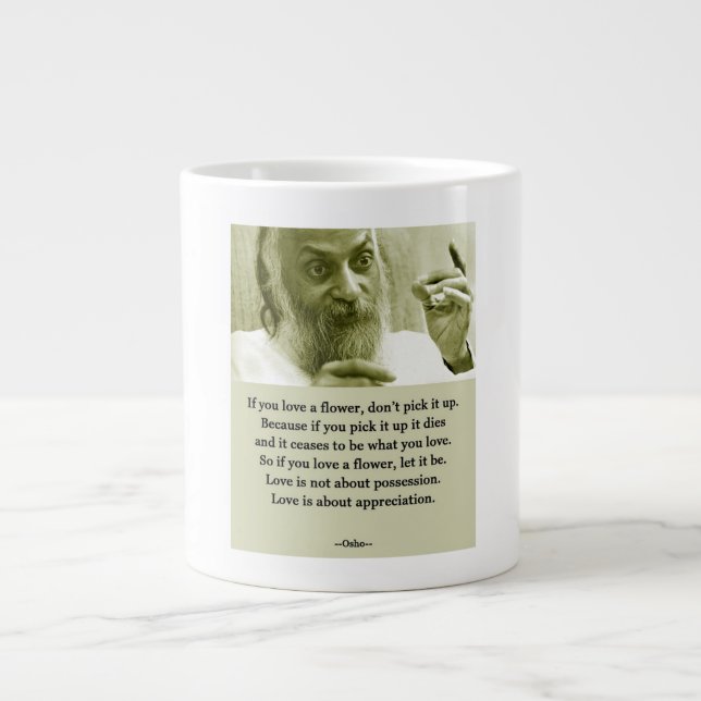 Caneca De Café Grande Osho (Frente)