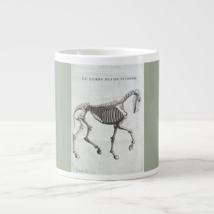 Caneca De Café Grande Ossos de um cavalo