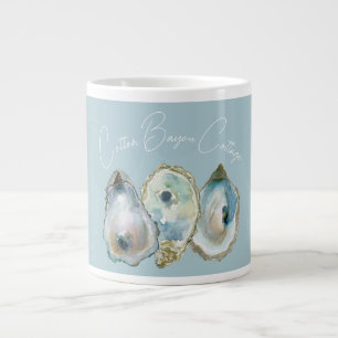 Caneca De Café Grande Ostra em Aquarela
