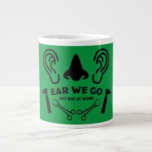 Caneca De Café Grande Otorrinolaringologia ENT Otorrinolaringologista