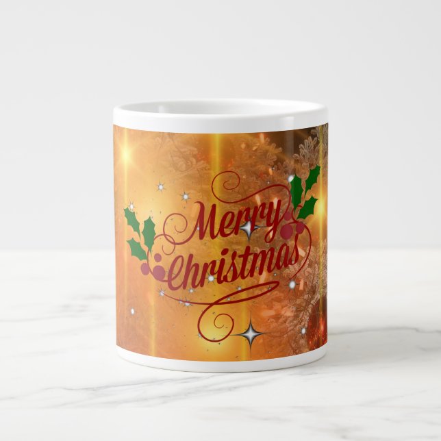 Caneca De Café Grande Ouro Natal (Frente)