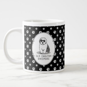 Caneca De Café Grande Ovelhas e Legal Ovelhas Ovelhas Ovelhas (Cinza 1)