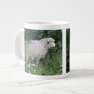 Caneca De Café Grande Ovelhas Gananciosas Que Comem Mug