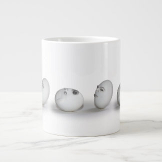 Caneca De Café Grande Ovo rachado e Piscar os olhos