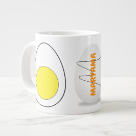 Caneca De Café Grande Ovos de Mug de Omelet de Micro-ondas (Nome e Prese