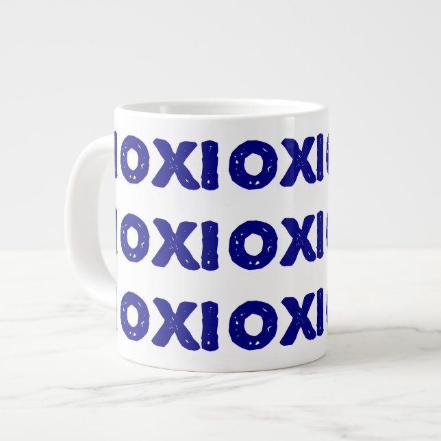 Caneca De Café Grande Oxi (Frente Esquerda)