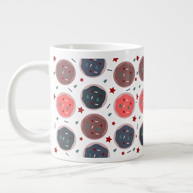 Caneca De Café Grande Padaria de Bolinhos Lindos Com Confeitos Doce (Esquerda)