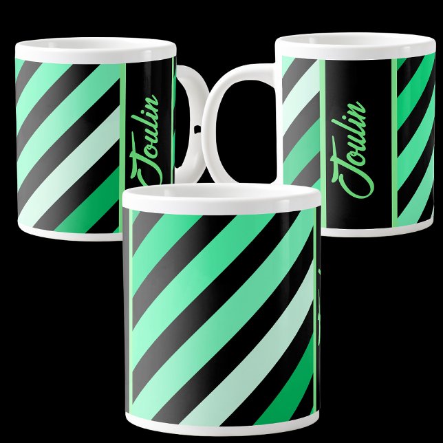 Caneca De Café Grande Padrão Colorido Personalizado (Criador carregado)