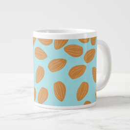 Caneca De Café Grande Padrão de amêndoa