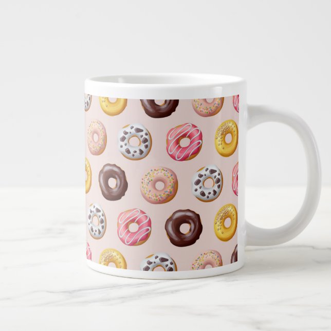 Caneca De Café Grande Padrão de Compro da padaria de rosquinha (Direita)