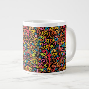 Caneca De Café Grande Padrão de funky