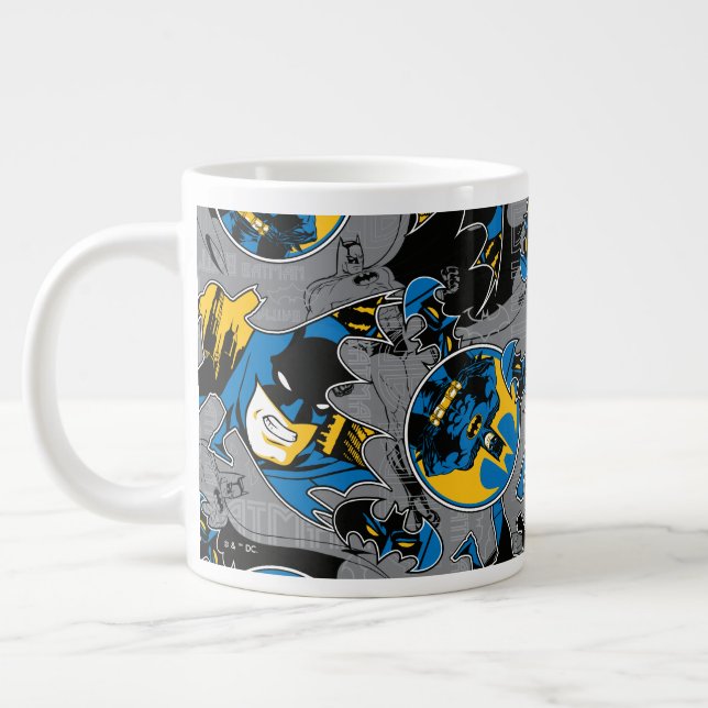 Caneca De Café Grande Padrão de Lançamento Total do Batman (Esquerda)