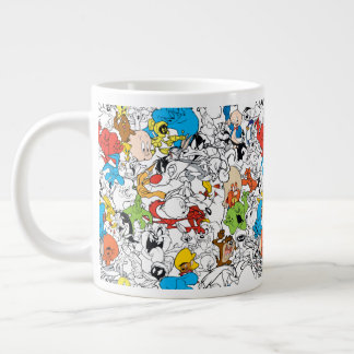 Caneca De Café Grande PADRÃO DE Pop de Cores DO LOONEY TUNES™