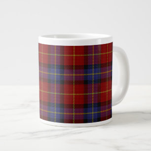 Caneca De Café Grande Padrão de Tartan