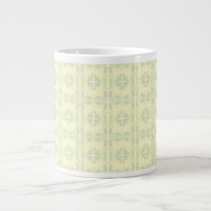 Caneca De Café Grande Padrão Delicado