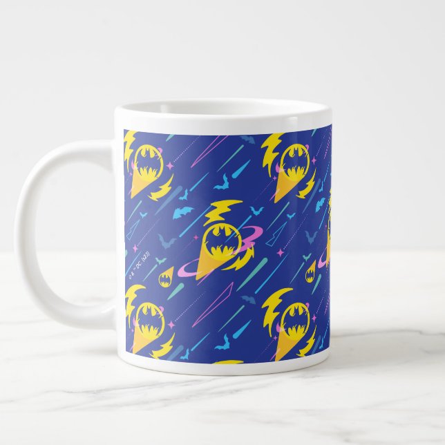 Caneca De Café Grande Padrão do sinal do Batman Bat para sempre (Esquerda)