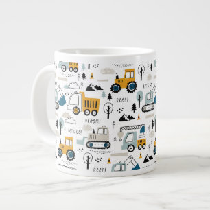 Caneca De Café Grande Padrão do veículo de movimentação do vamos