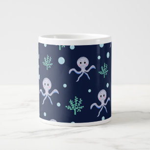 Caneca De Café Grande Padrão Fofo de Polvo