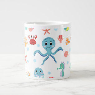 Caneca De Café Grande Padrão Sea World