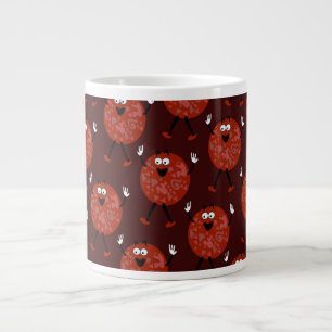 Caneca De Café Grande Padrão Tony Pepperoni