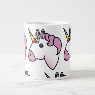 Caneca De Café Grande Padrão Unicórnio Bonito