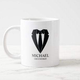 Caneca De Café Grande Padrinhos de casamento personalizados de ninar e g