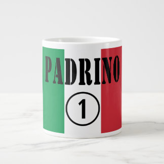 Caneca De Café Grande Padrões italianos : Padrino Numero Uno