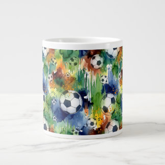 Caneca De Café Grande Padrões que pontuam cada vez