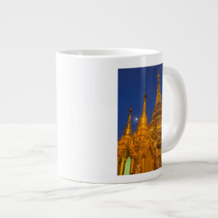 Caneca De Café Grande Pagode Shwedagon à noite, Myanmar